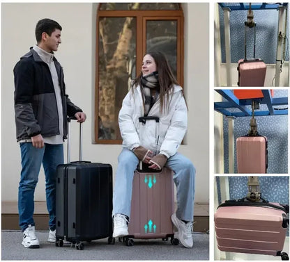 Valise cabine 20 pouces Kittravel5 ABS PC ultra résistante, testée en usage et résistance, mot clé: valise cabine rigide rose